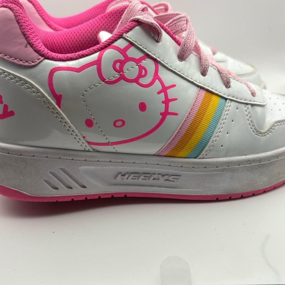 Heelys Kama HKC White Rainbow Pink Skate Shoes Girls Youth 3 Womens 4 H016-0128 - Picture 2 of 10